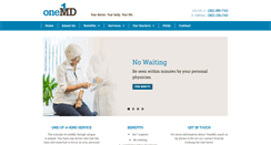 Desktop Screenshot of myonemd.com